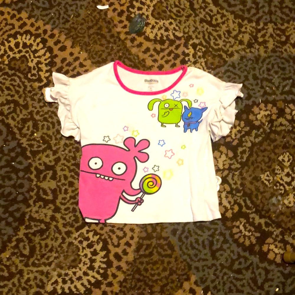 Ugly dolls white and pink green and blue yellow and other colors shirt for $21